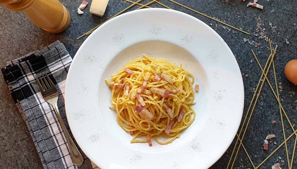 Spaghetti Carbonara - nach original italienischem Rezept