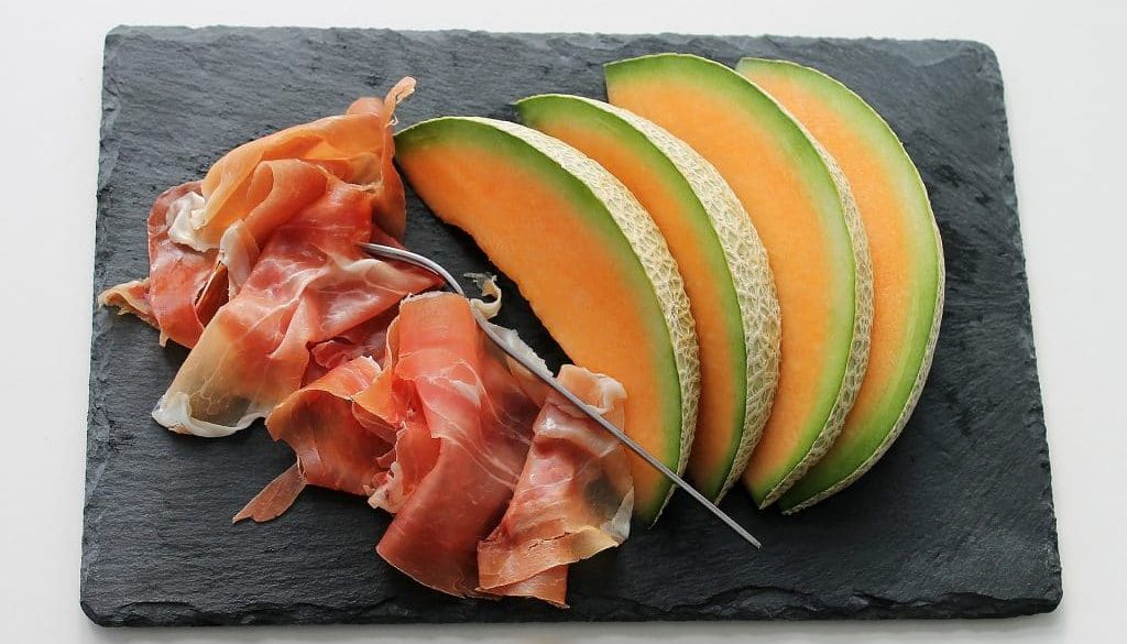 Melone mit Schinken - nach original italienischem Rezept