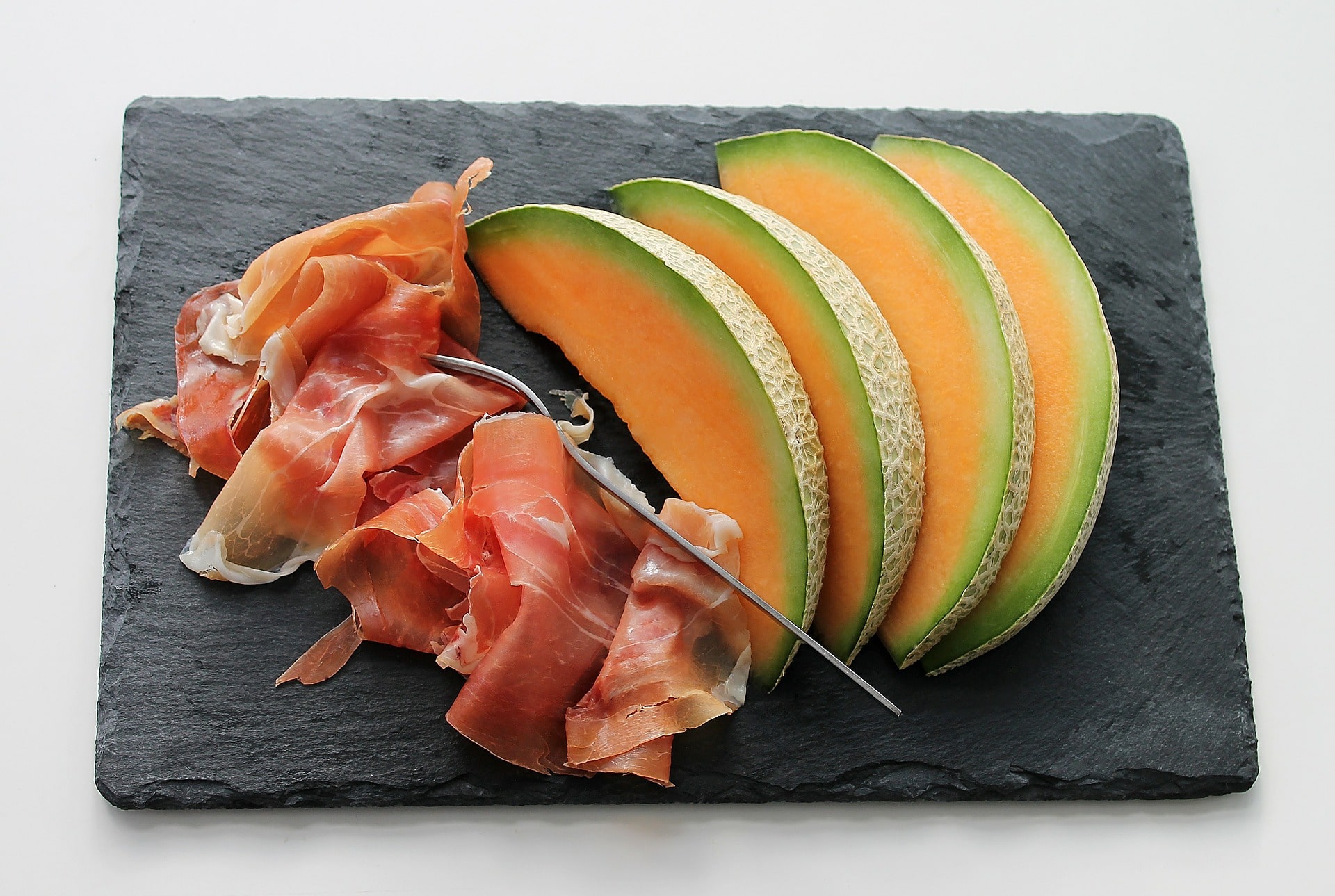 Melone mit Schinken - köstliches 10 Minuten Rezept