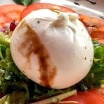 tomato and burrata salad