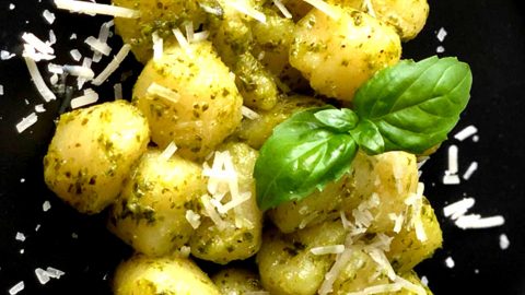 Gnocchi with pesto