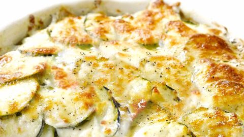 Zucchini potato bake