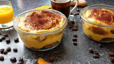 Kürbis Tiramisu im Glas