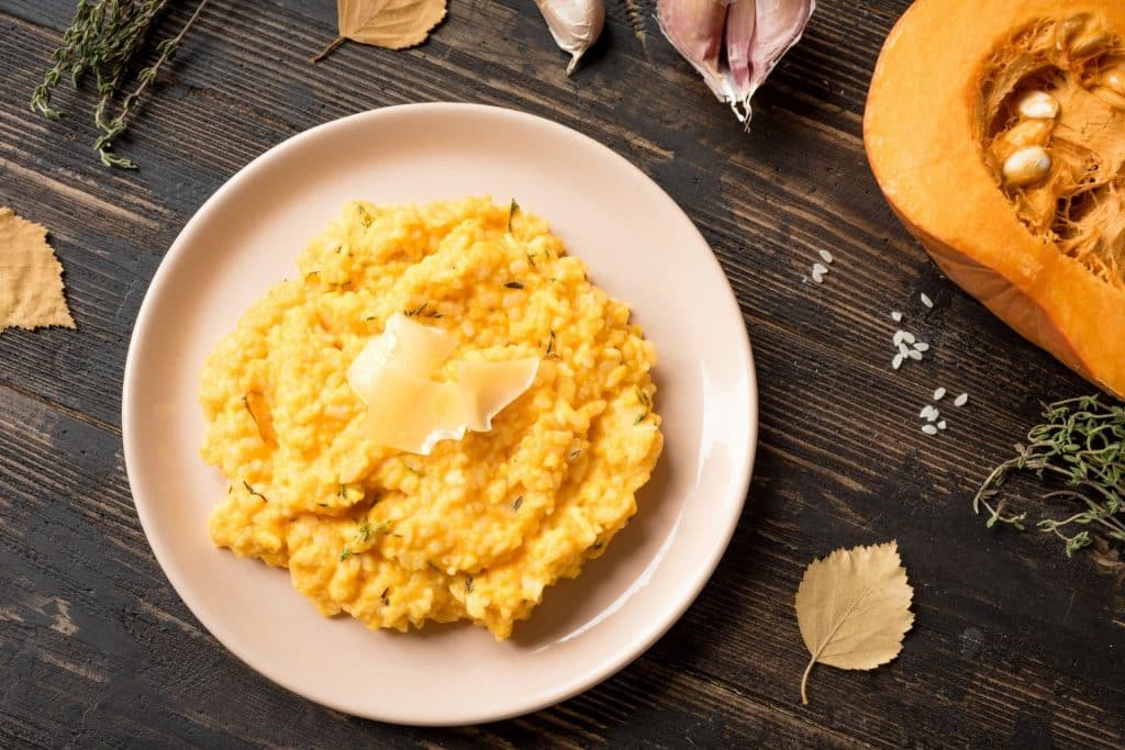 Pumpkin risotto