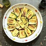 gegrillte zucchini