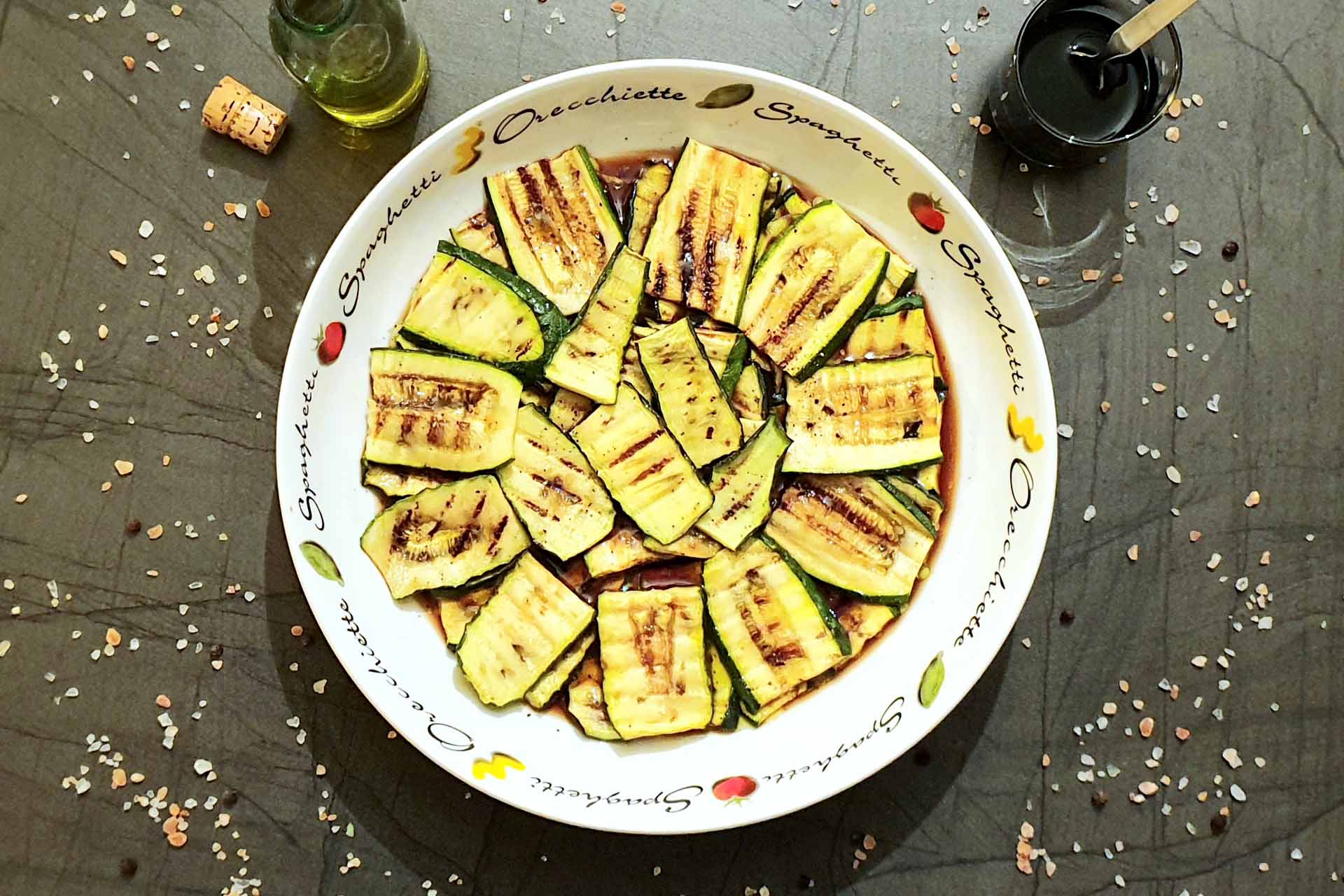 Gegrillte Zucchini - nach original italienischem Rezept