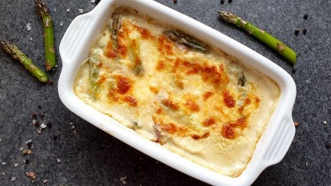 Asparagus lasagna