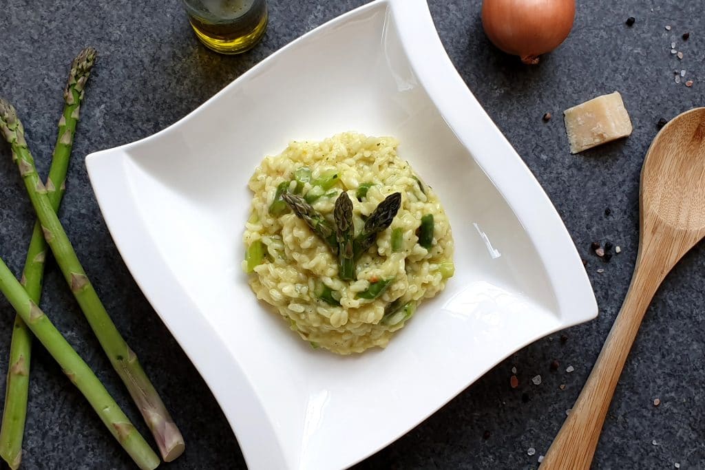 Spargelrisotto in 30 Min, nach original italienischem Rezept