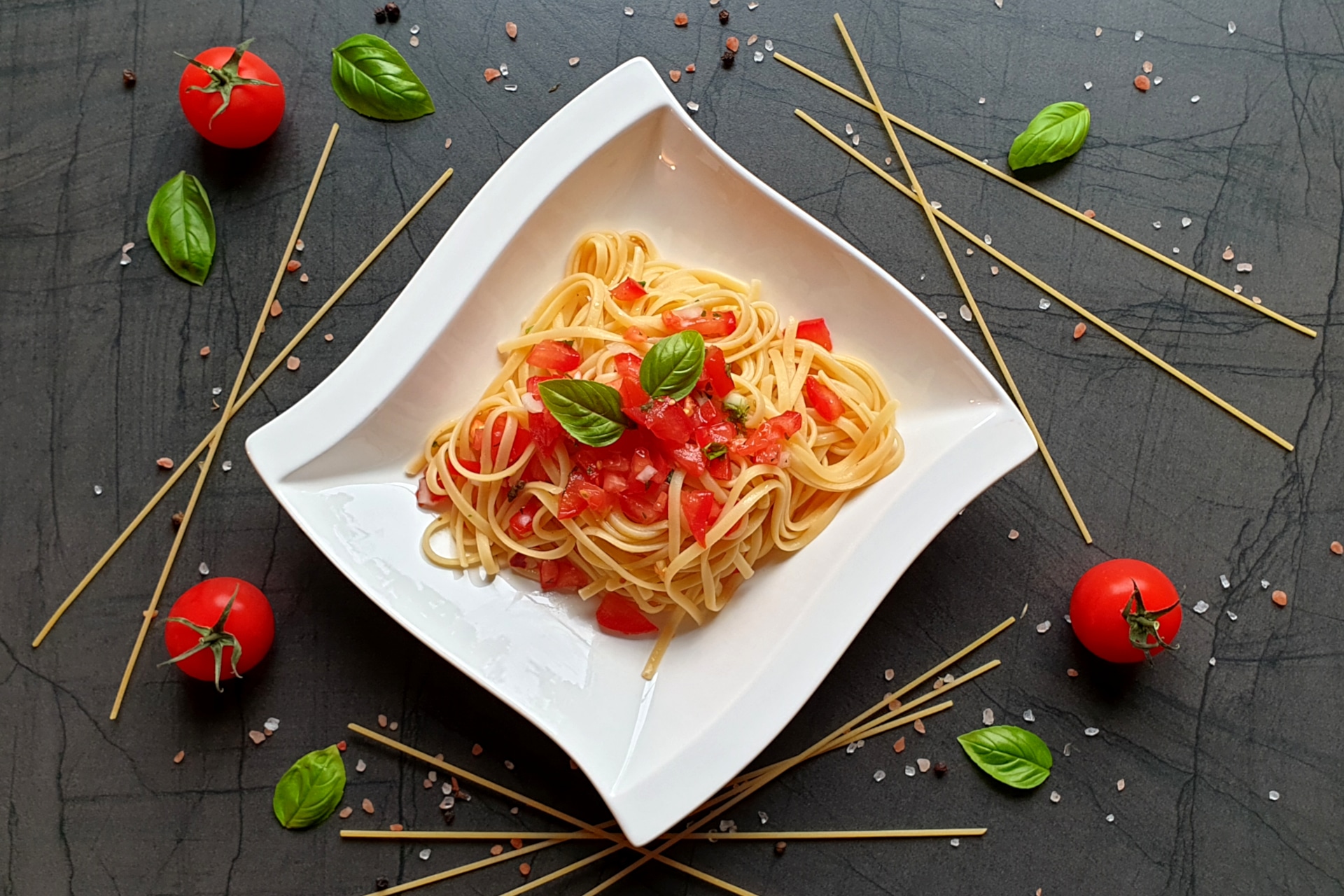 pasta bruschetta