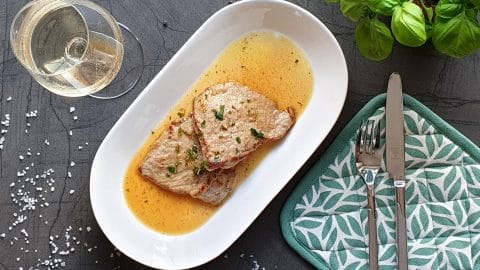 Scaloppine al vino bianco