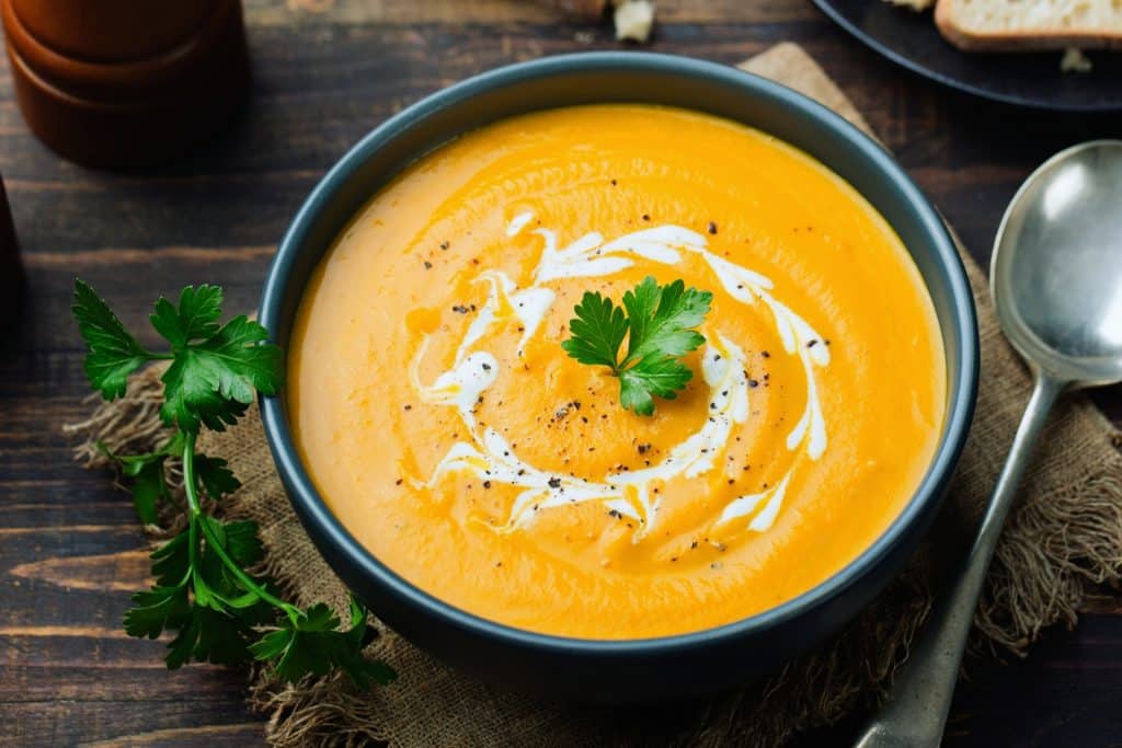 Creamy pumpkin soup