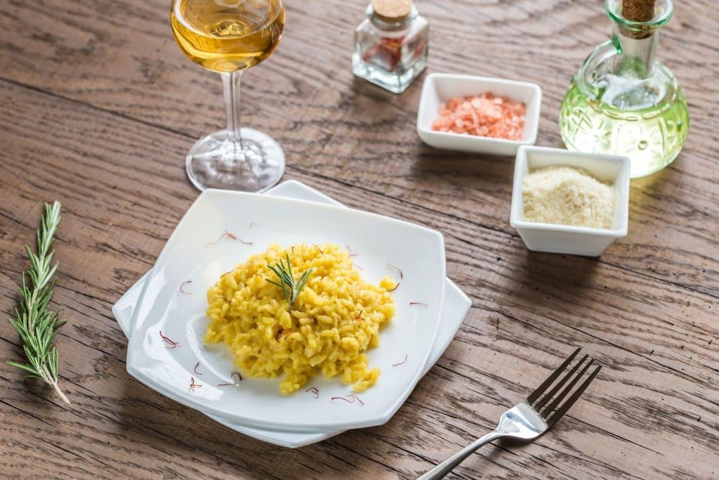 Risotto milanese