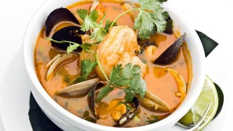 Mussel soup