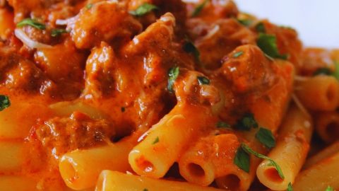 Pasta con salsiccia