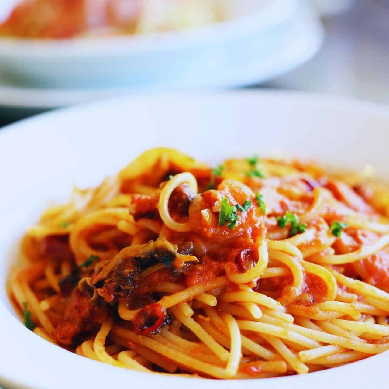 Spaghetti all arrabiata discount