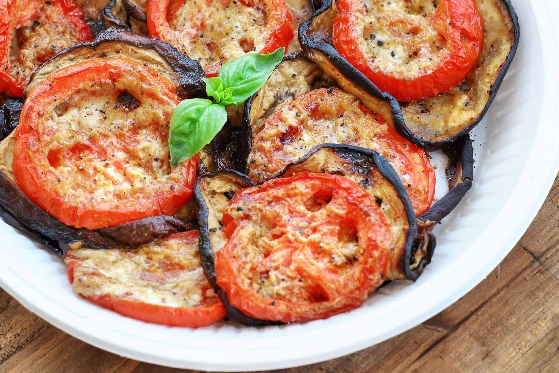 Roasted eggplant