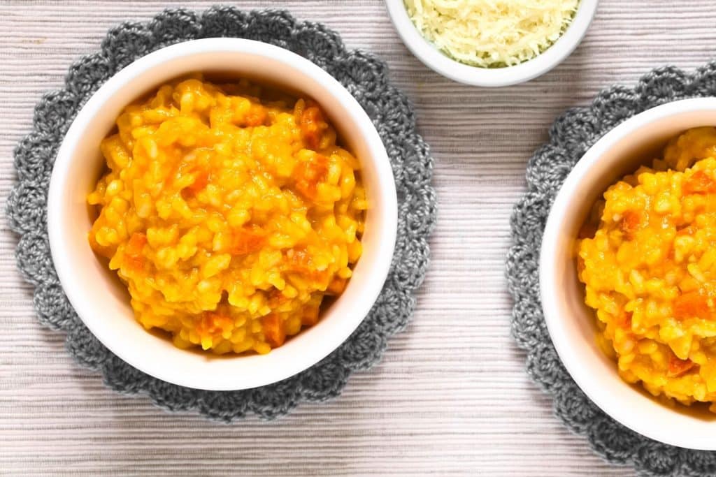 Carrot risotto