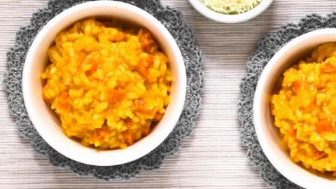 Carrot risotto