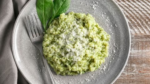 Risotto agli spinaci