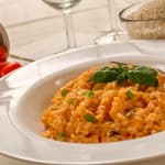 Tomaten Mozzarella Risotto