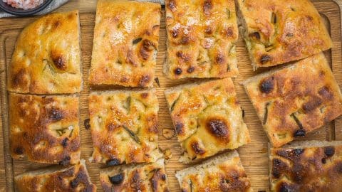 Whole wheat focaccia