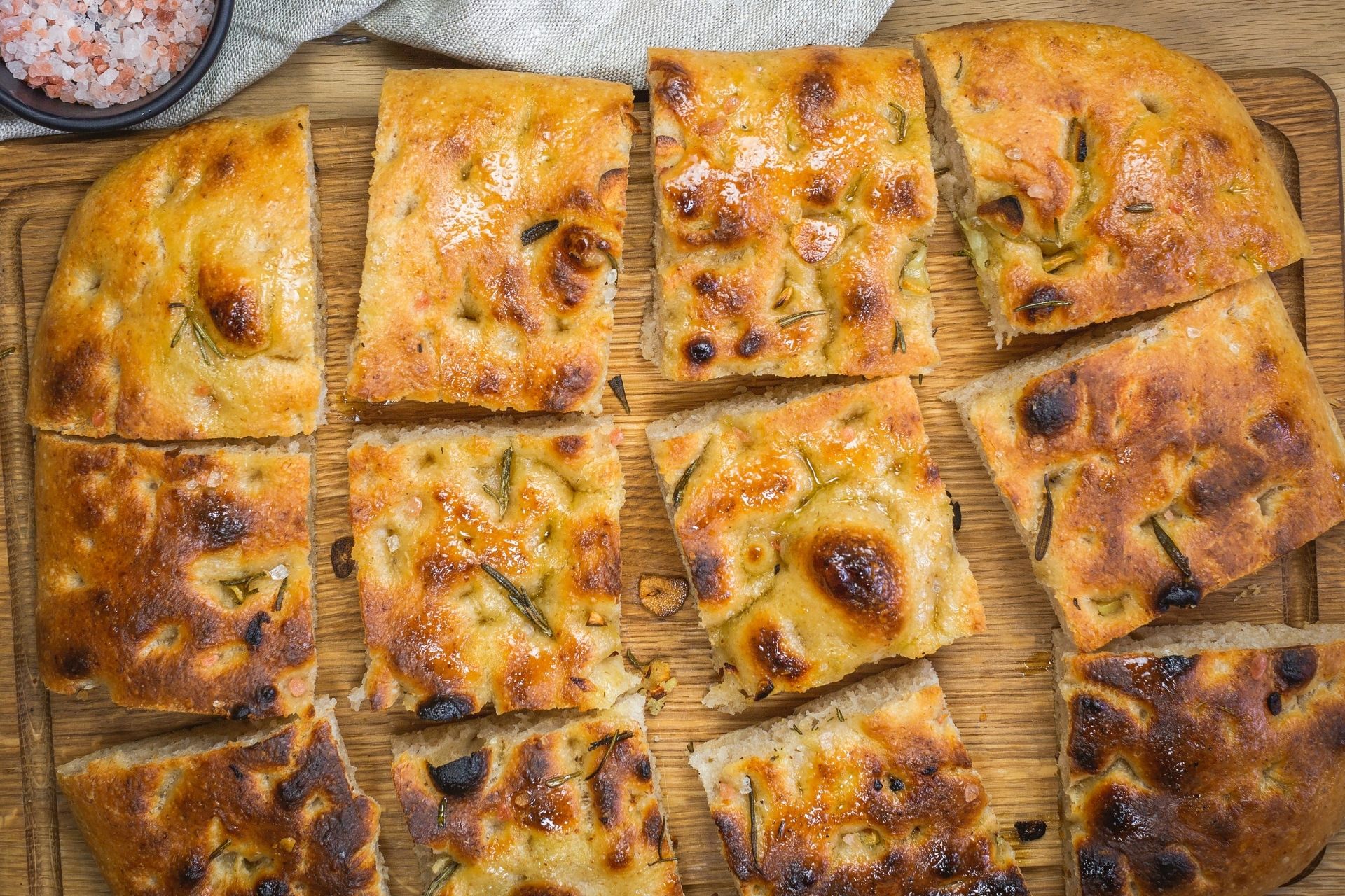 Whole wheat focaccia