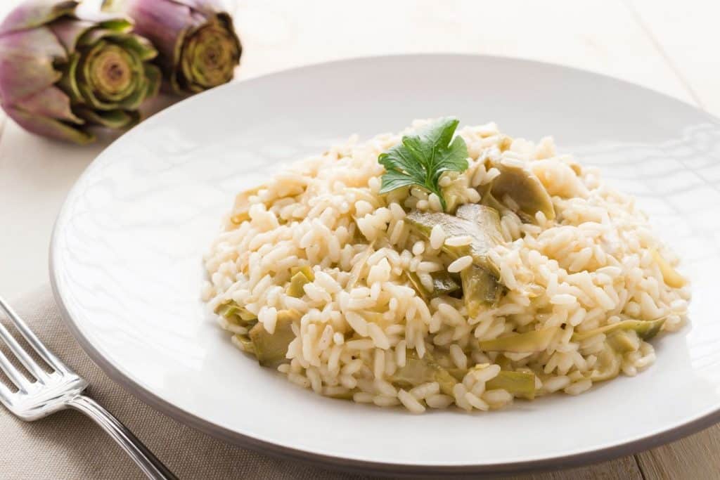 Artichoke risotto