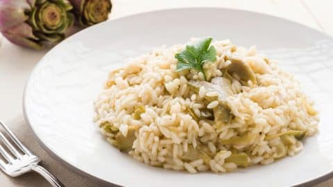 Artischocken Risotto