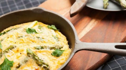 Asparagus frittata