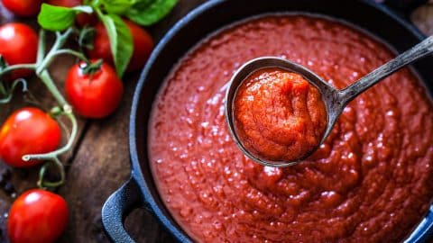 Home made tomato sauce