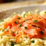 Risotto mit Räucherlachs