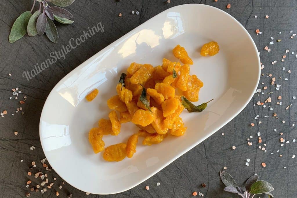 Pumpkin gnocchi