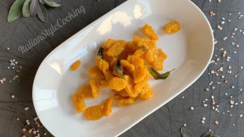 Pumpkin gnocchi
