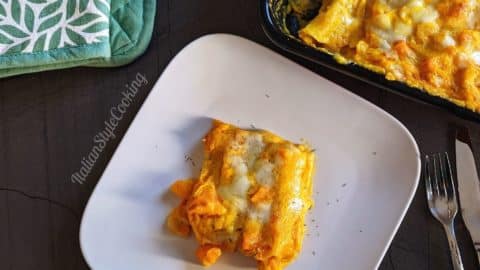 Pumpkin lasagna