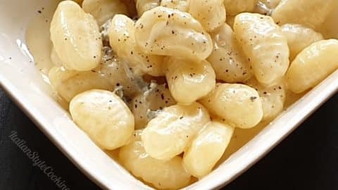 Four cheese gnocchi