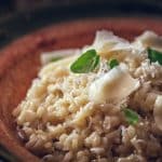 Risotto cacio e pepe