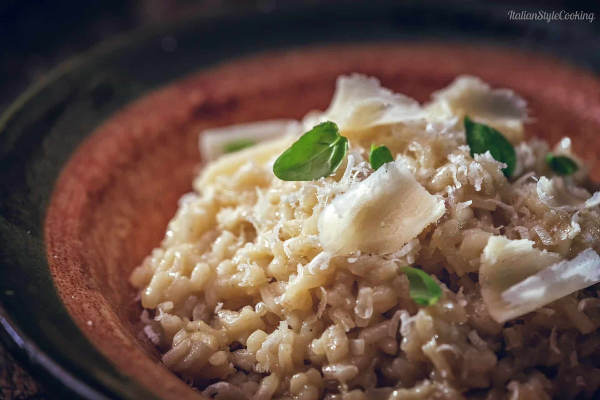 cacio e pepe risotto