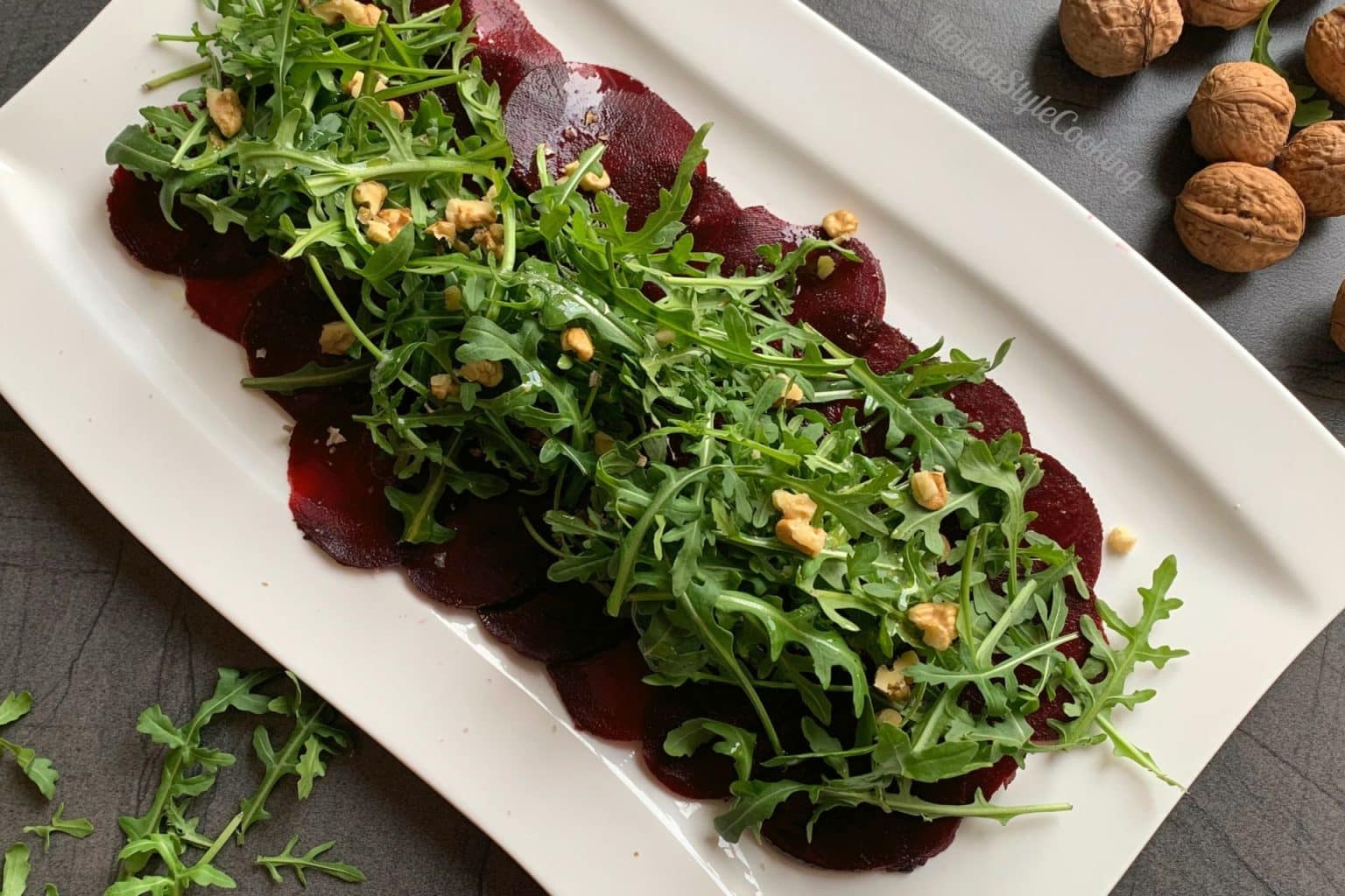 Rote Bete Carpaccio - leckeres italienisches 10min Rezept