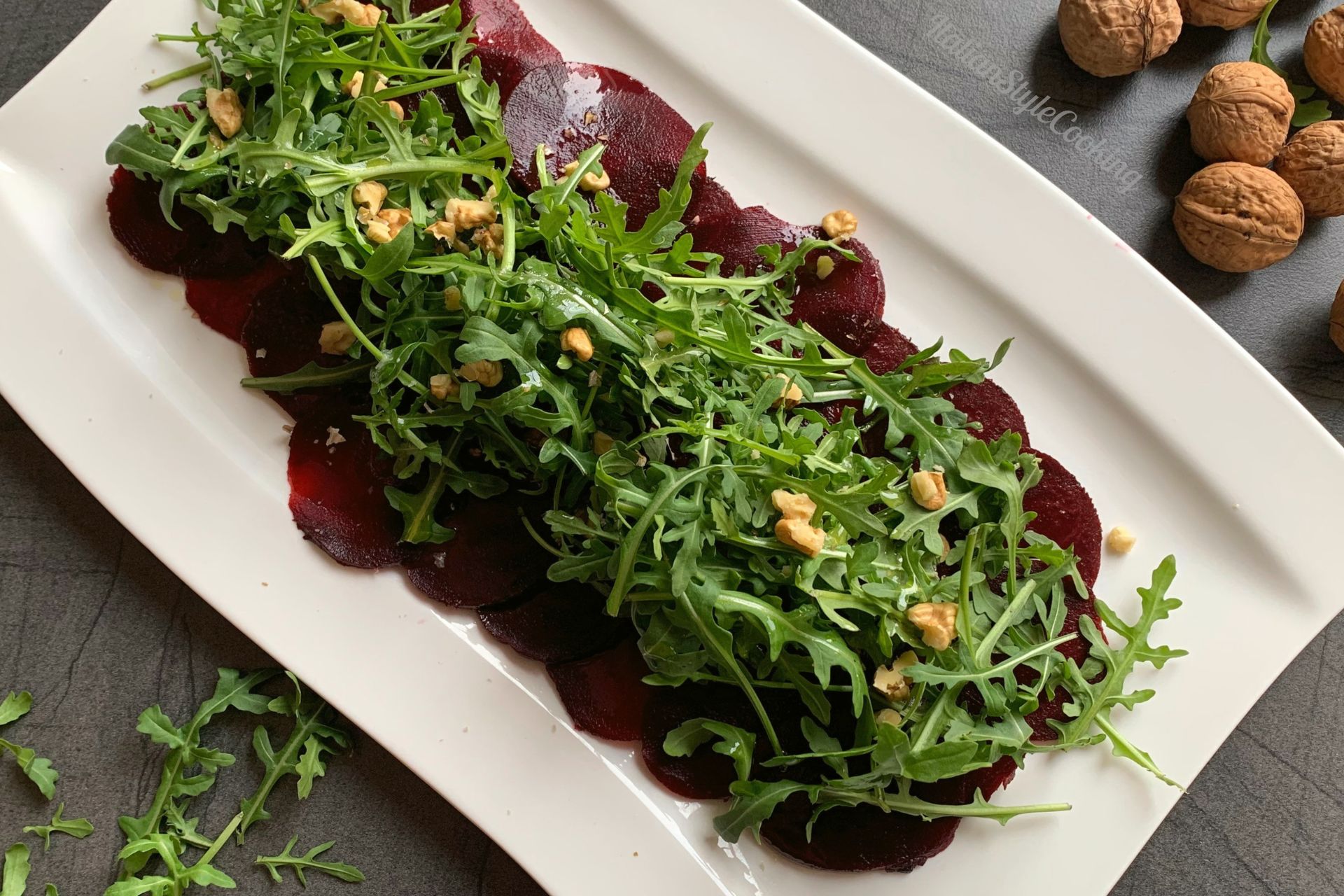 Rote Bete Carpaccio - leckeres italienisches 10min Rezept