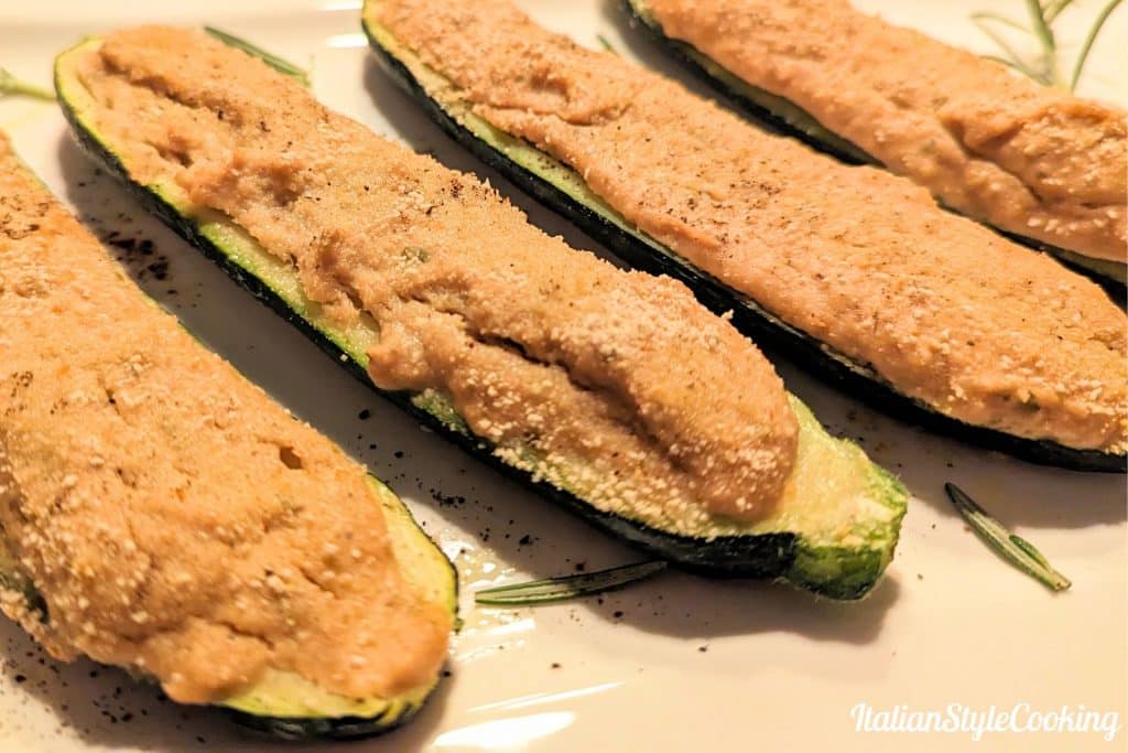 Zucchine ripiene di tonno