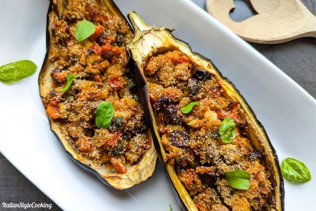 Stuffed eggplants Campanian style