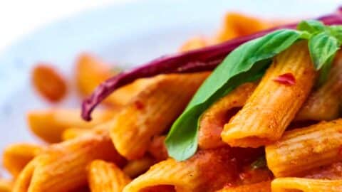 Pasta with peppers