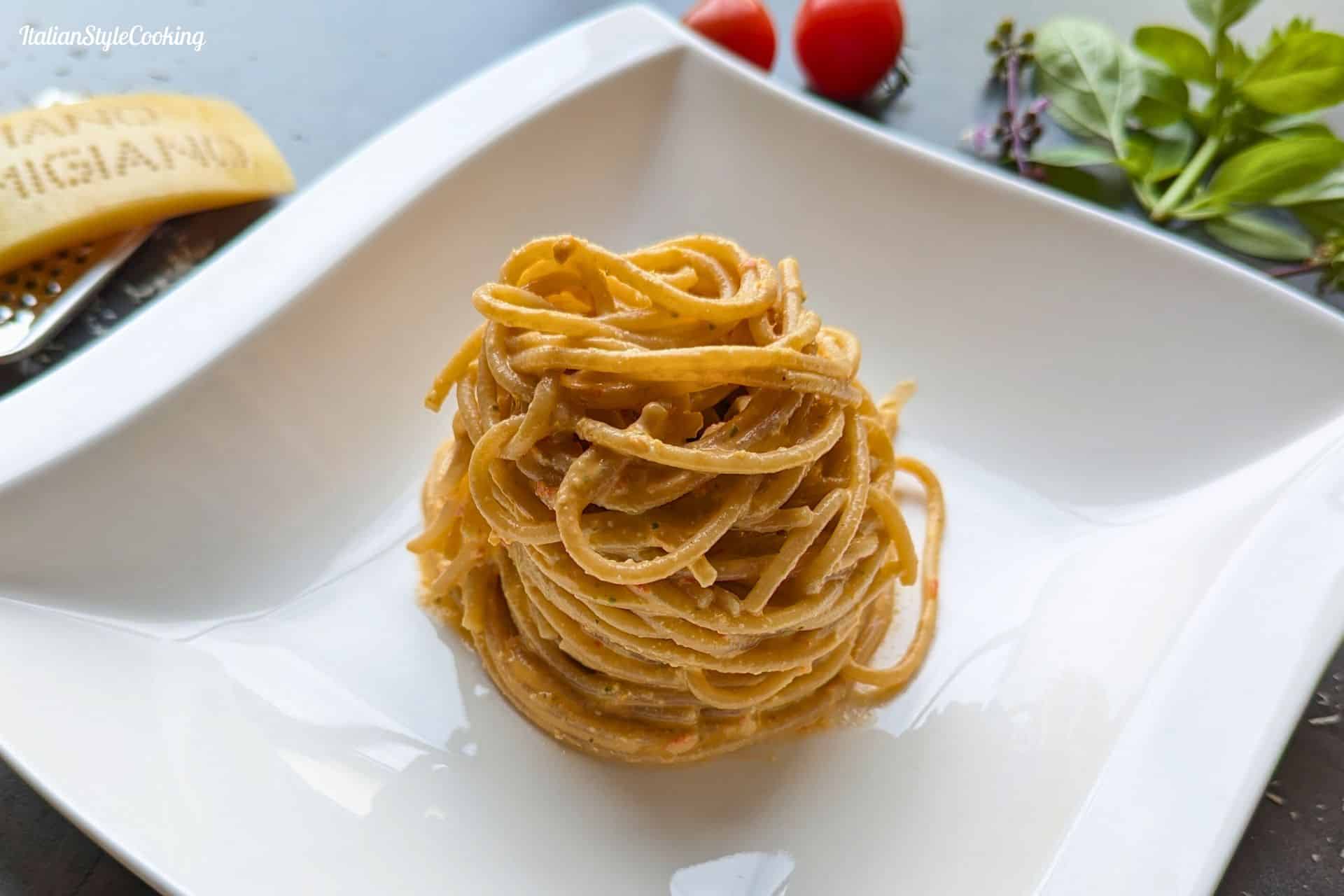 Pasta al pesto alla siciliana