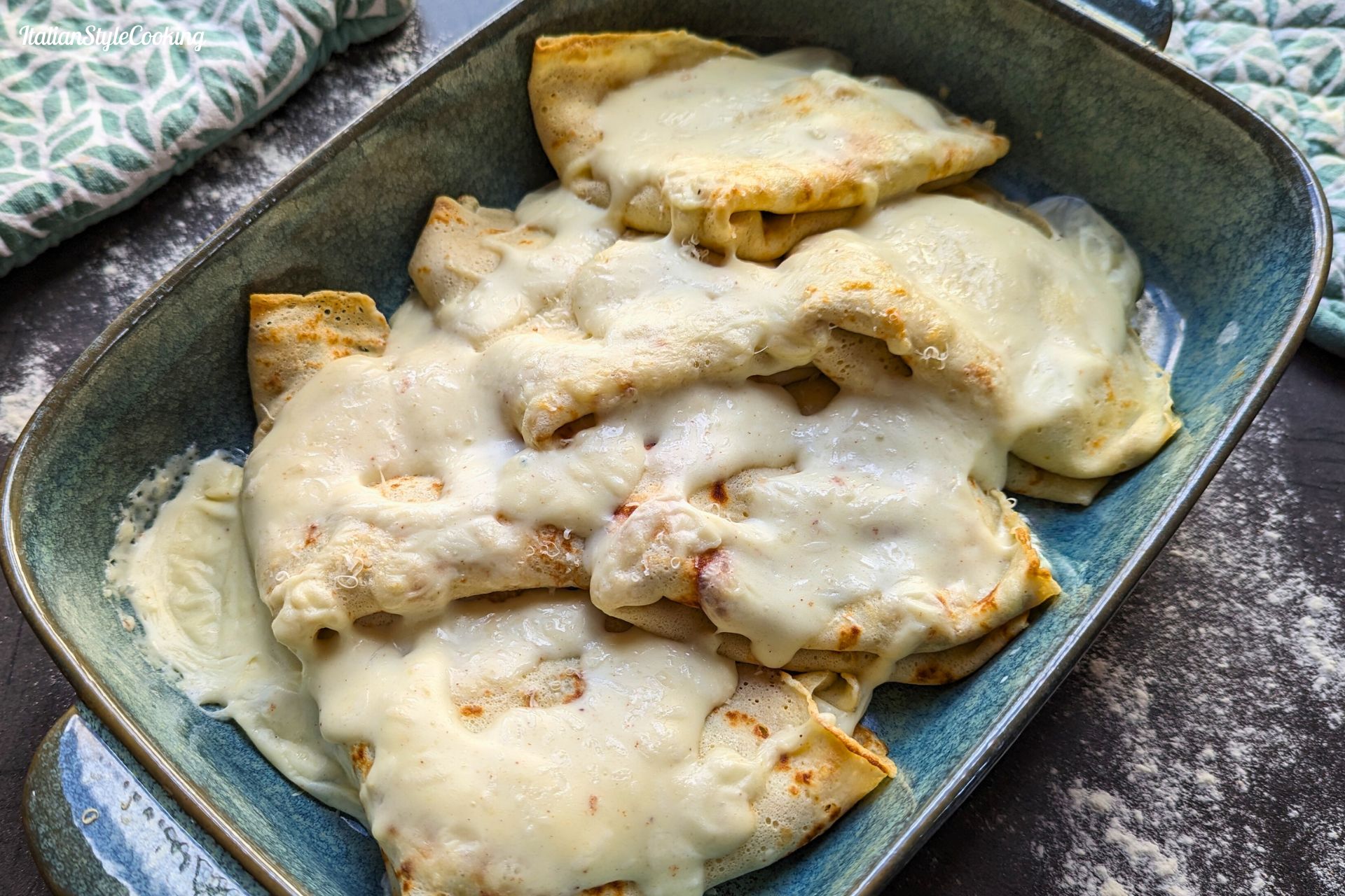 Crespelle mit Pilzen - einfach und absolut köstlich