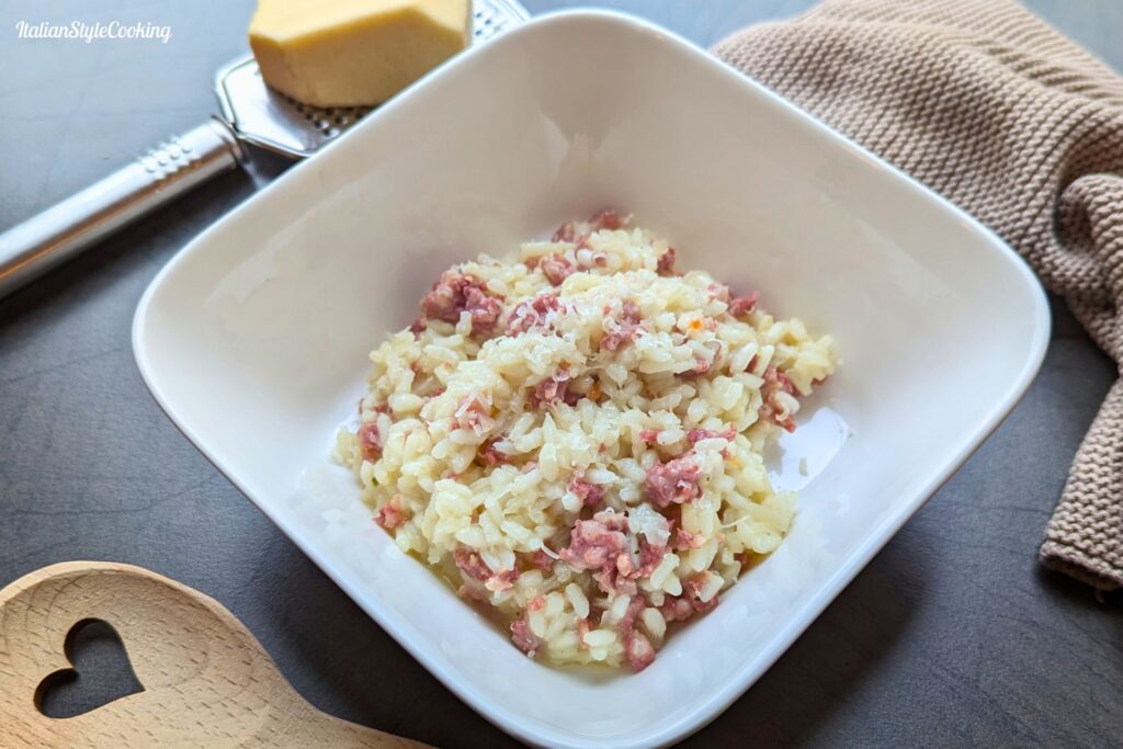 Risotto mit Salsiccia