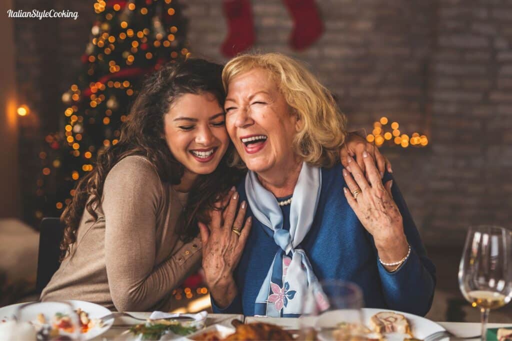 Italienisches Weihnachtsessen