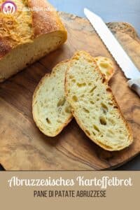 Kartoffelbrot aus den Abruzzen (Pinterest Pin)