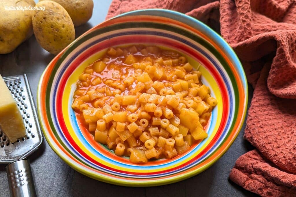 Pasta e patate alla Siciliana