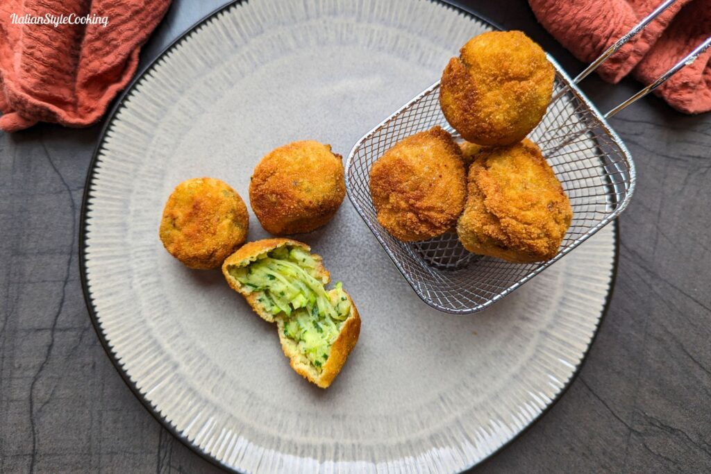 Zucchini Kartoffel Bällchen