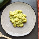 Gnocchi with zucchini pesto